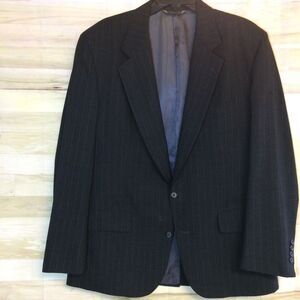 HP Nordstrom Plus One Charcoal Blazer-Gray Stripes